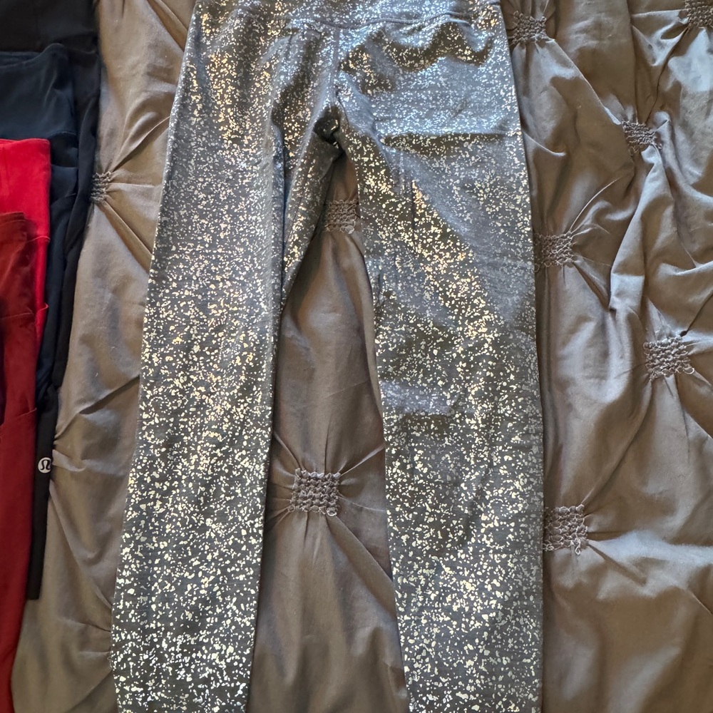 Sweaty Betty Silver Speckled Leggings